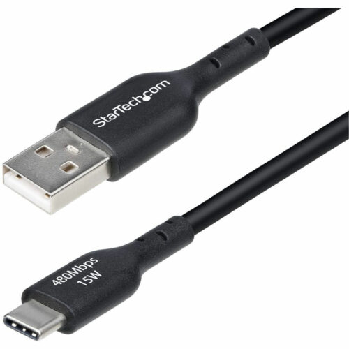 Startech .com USB-C/USB-A Data Transfer Cable6 ft USB-C/USB-A Data Transfer Cable for Mobile Device, Computer, Workstation, Notebook,… USB2AC6FBKE10PK