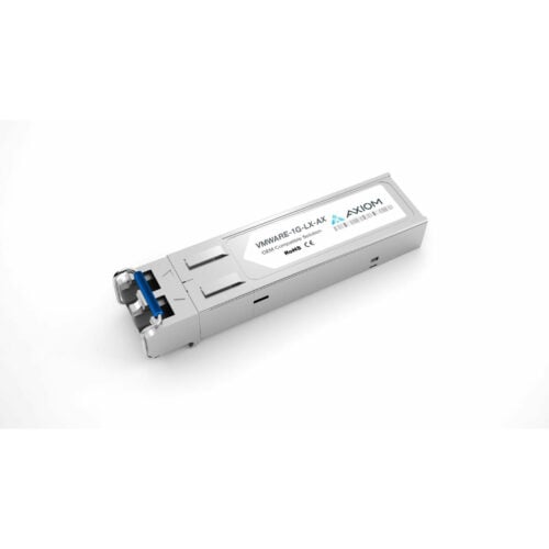 Axiom 1000Base-LX SFP Transceiver for VMwareVMWARE-1G-LXFor Data Networking, Optical Network1 x LC 1000Base-LX NetworkOptica… VMWARE-1G-LX-AX