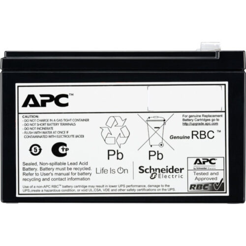 APC by Schneider Electric Battery Cabinet9000 mAh48 V DCSealed Lead Acid (VRLA)Valve-regulated RBCV204