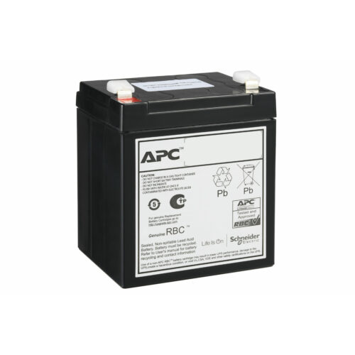 APC by Schneider Electric Battery Unit6000 mAh12 V DCSealed Lead Acid (VRLA)Sealed/Spill Proof Minimum Battery Life5… RBCV211