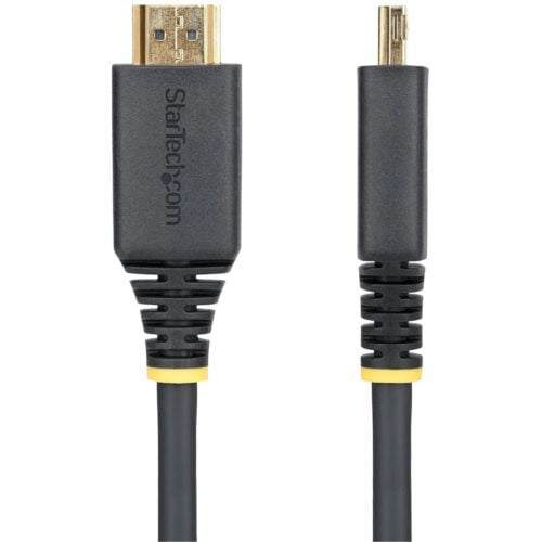 Startech .com 10ft (3m) High Speed HDMI Cable with Gripping Connectors, 4K 60Hz/1440p 144Hz, 18Gbps, UHD HDMI 2.0 Cord, TPE Jacket -… HDMI2-CABLE-GRIP-10F