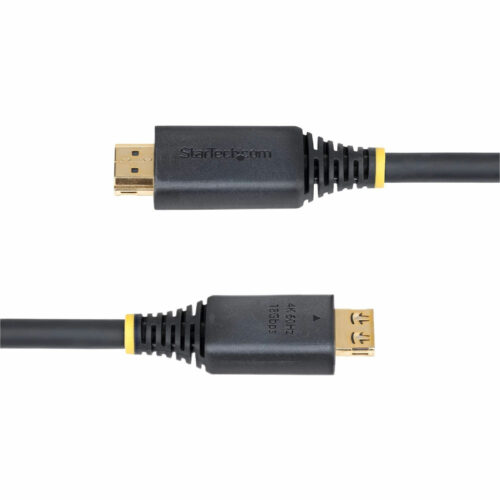 Startech .com 15ft (4.5m) High Speed HDMI Cable with Gripping Connectors, 4K 60Hz/1440p 144Hz, 18Gbps, UHD HDMI 2.0 Cord, TPE Jacket… HDMI2-CABLE-GRIP-15F