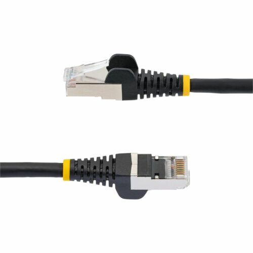 Startech .com Cat.6a S/FTP Patch Network Cable6″ Category 6a Network Cable for Network DeviceFirst End: 1 x RJ-45 NetworkMa… NLBK-6IN-CAT6A-PATCH