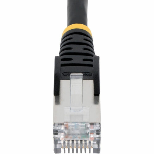 Startech .com Cat.6a S/FTP Patch Network Cable6″ Category 6a Network Cable for Network DeviceFirst End: 1 x RJ-45 NetworkMa… NLBK-6IN-CAT6A-PATCH