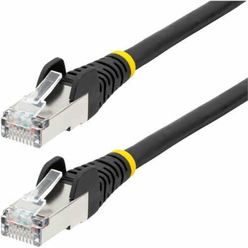 Startech .com Cat.6a S/FTP Patch Network Cable6″ Category 6a Network Cable for Network DeviceFirst End: 1 x RJ-45 NetworkMa… NLBK-6IN-CAT6A-PATCH