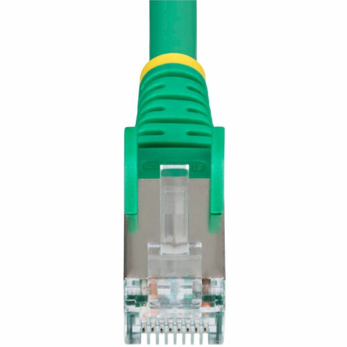 Startech .com 6in Green CAT6a Ethernet Cable, Snagless RJ45, 10G, 100W PoE, S/FTP, LSZH, 27AWG Pure Copper, 500MHz, Shielded Network… NLGN-6IN-CAT6A-PATCH