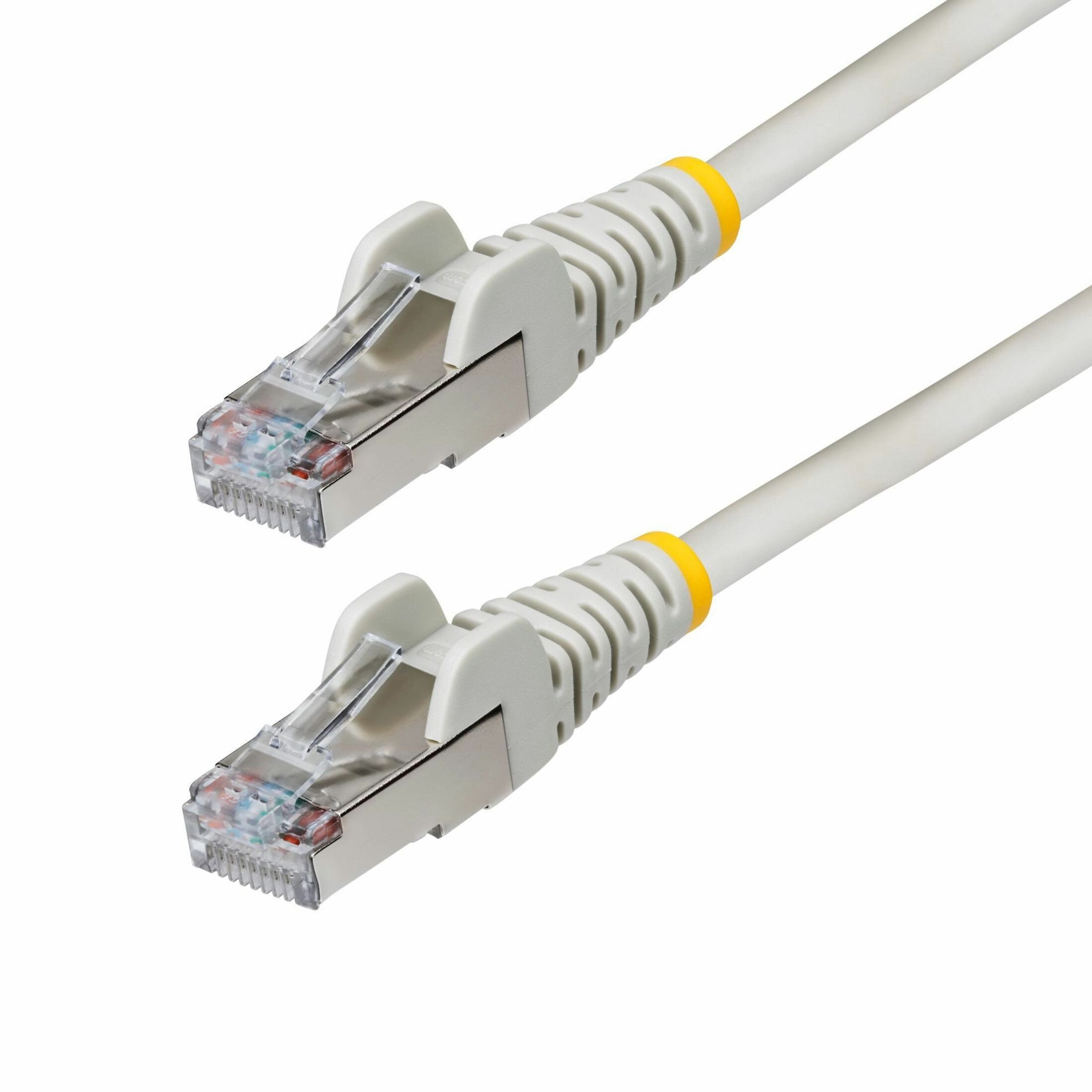 Startech .com 6ft Gray CAT6a Ethernet Cable, Snagless RJ45, 10G, 100W PoE, S/FTP, LSZH, 27AWG Bare Copper, 500MHz, Shielded Network P… NLGR-6F-CAT6A-PATCH