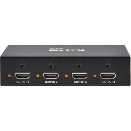 Eaton Tripp Lite series 4-Port HDMI Splitter8K 60 Hz, HDR10+, Multi-Resolution Support, TAA60 Hz50 Hz to 60 Hz7680 x 432025 ft Maxi… B118-004-8K