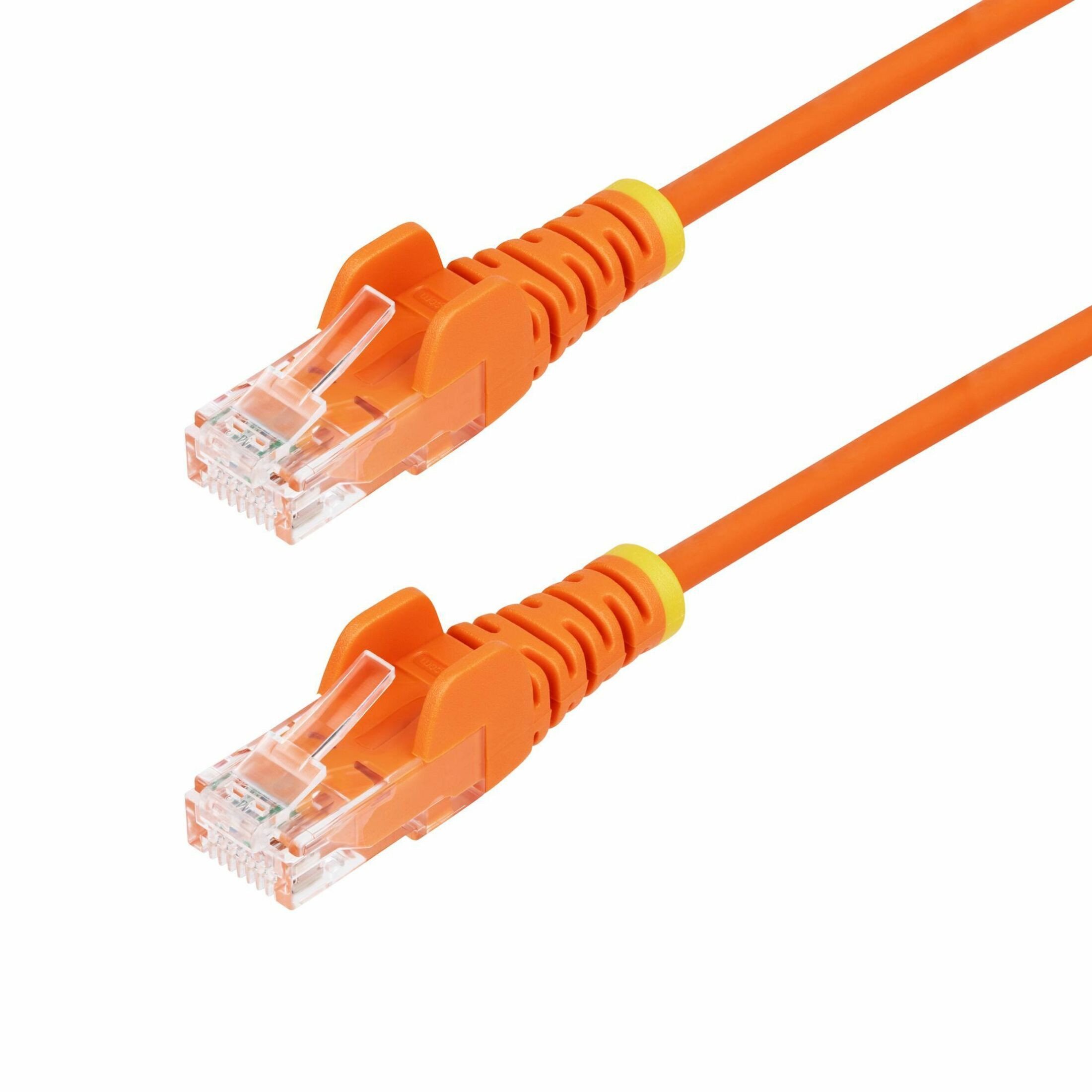 Startech .com 6ft Orange Slim CAT6 Ethernet Cable, Slim Snagless RJ45, UTP, LSZH, 28AWG Bare Copper, Slim Network Patch Cord, Fluke TestedSl… N6PAT6ORS