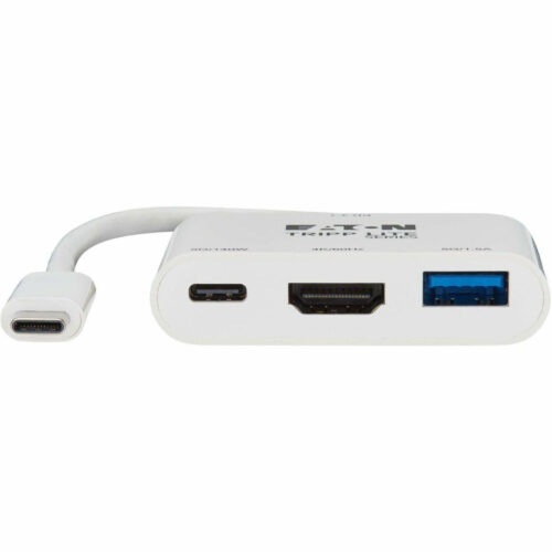 Eaton Tripp Lite Series USB-C Multiport Adapter4K 60 Hz HDMI, USB-A and USB-C Hub Ports, USB 3.2 Gen 1, 140W PD Charging, HDR, HDCP 2… U444-06N-H4U-C3